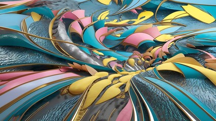 3d rendering abstract background design