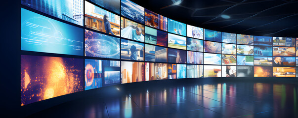 Cutting-Edge Technology,  Smart Digital TV Media Wall
Advanced Smart Digital TV Media Wall Design