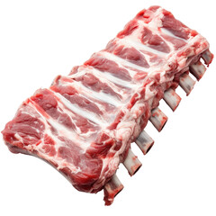 Raw Pork Ribs Slab
