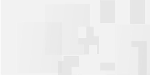 White technology concept geometric square background. Minimal geometric white light background abstract design.