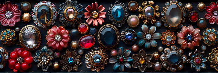Embrace the Nostalgia of National Cherish,
A close up of a bunch of different colored stones on a black surface
