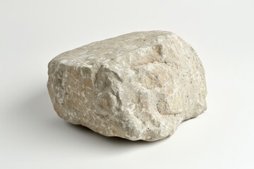 Large Rock on White Surface
