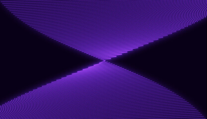 Blue Motion Glow: Abstract Lines in Space