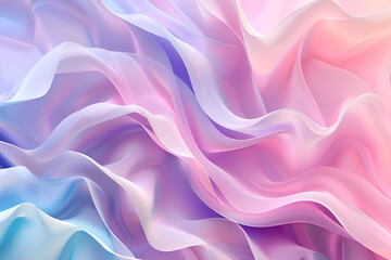Abstract background with soft pastel waves gradient colors for designing apps or products