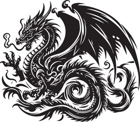 Wicked Cool Tribal Vector Bad Dragon Free Download