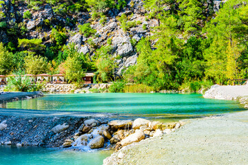 Obraz premium River in a Goynuk canyon. Antalya province, Turkey
