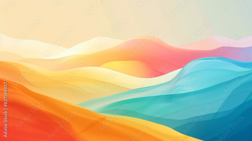 Aufkleber aesthetic and beautiful minimalism texture-based background featuring a smooth color gradient, perfe