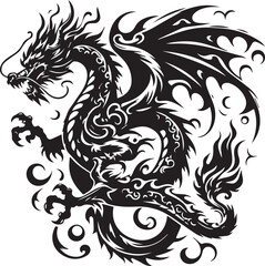 Wicked Cool Tribal Vector Bad Dragon Free Download