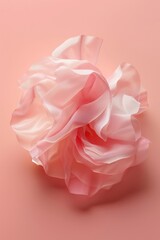 Pink Flower Blooming on Matching Pink Background