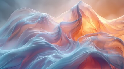 soft abstract texture pattern background with delicate, flowing forms