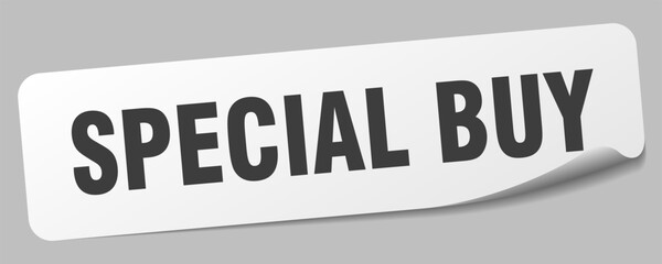 special buy sticker. special buy label