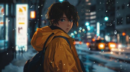 Realistic UHD image presenting a collection of vector anime boys with fine details and expressive features. 