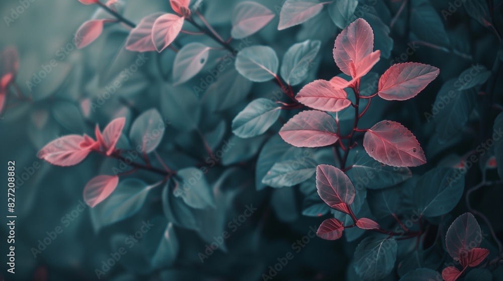 Poster aesthetic minimalism featuring nature-based elements on an empty background with ample copy space, p