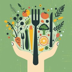 Sustainable Eating  Ecofriendly settings with a focus on sustainability