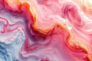 abstract background in colors and patterns for National Peaches and Cream Day