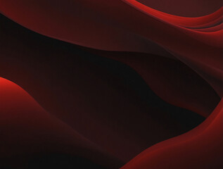 Red Waves on Black Background. The image depicts red waves crashing against a black background. The red waves evoke a sense of movement and energy, while the black background adds depth and mystery.