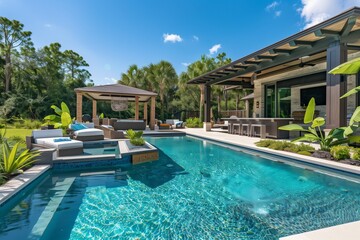 luxury swimming pool