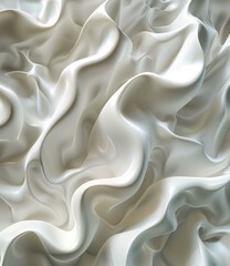 White Silk Creases