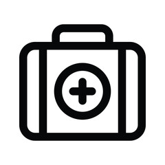First aid kit icon design up for premium use