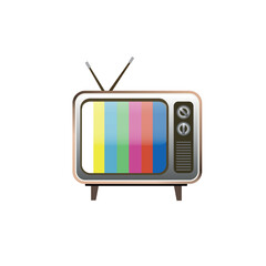 retro tv set