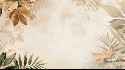 A stunning nature-based background perfect for Zoom online meetings or video calls, featuring lush greenery and serene landscapes with ample blank copy space for text or logos.