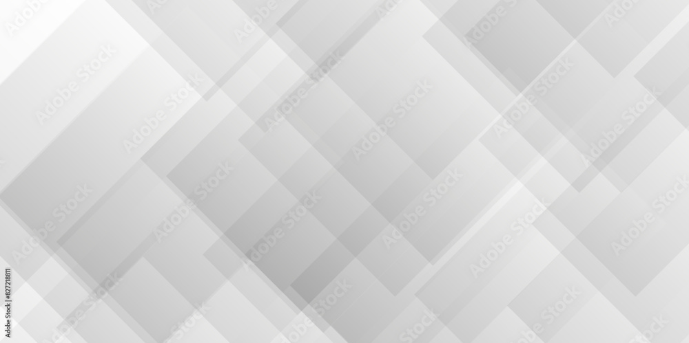 Aufkleber abstract gray background with square and triangle shapes layered in modern abstract white transparen