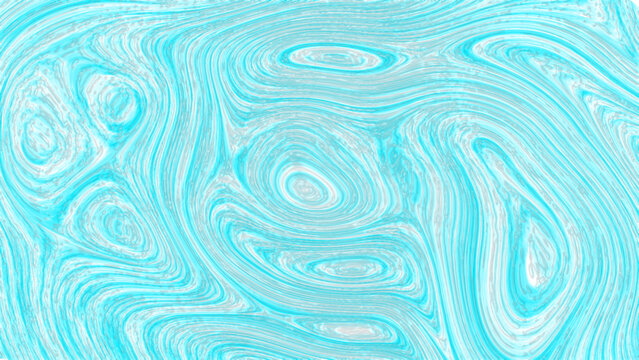 Design with swirling wavy patterns. Flowing patterns resemble natural wave formations that convey a sense of movement. The color palette and fluidity hint at an aquatic theme