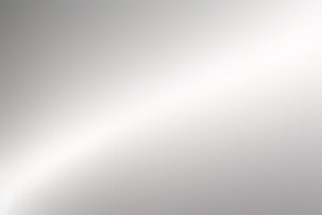 光沢のある銀色の無地の背景。滑らかなメタリックな水色のテクスチャー。フレアと色合いの抽象的なイラスト。