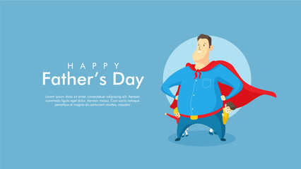 vector happy fathers day background template