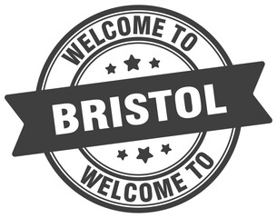 Welcome to Bristol stamp. Bristol round sign