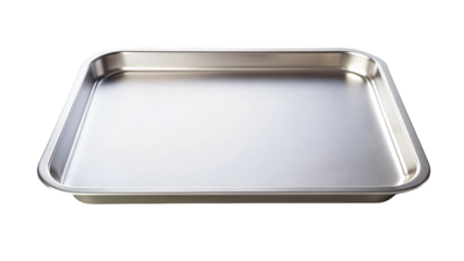 Square, blank metal container perfect for storing food in a kitchen or tools in a business setting