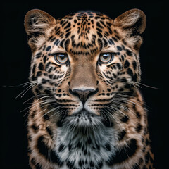 portrait of a leopard