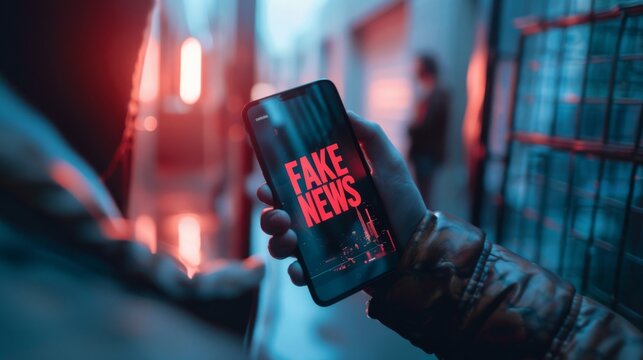 The Smartphone with Fake News - Powered by Adobe