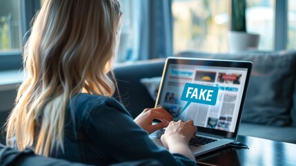 The Laptop with Fake News