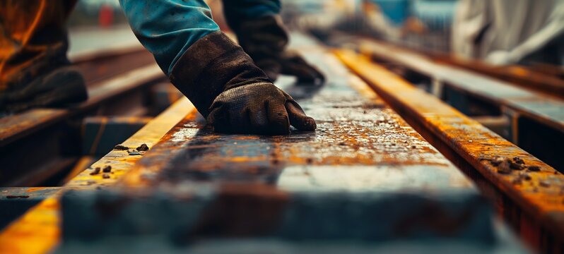 4. Focus on the precision of skilled hands guiding steel beams into place, a testament to the craftsmanship that shapes our urban landscapes.