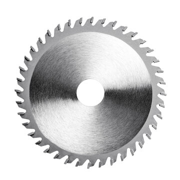 Circular saw blade isolated