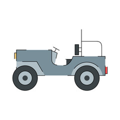 Jeep Icon Flat Design