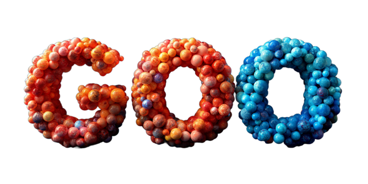 speech of Go isolated on transparent background  - Powered by Adobe