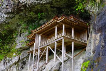 鳥取県三朝町にある国宝・投入堂