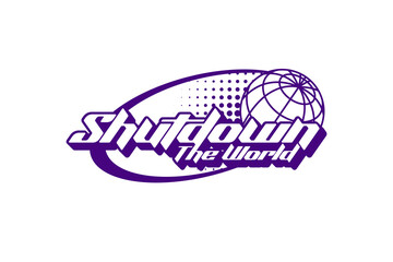 Streetwear y2k typography graphic design aesthetic quotes template	