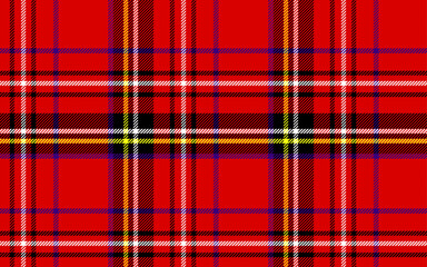 Seamless Royal Stewart Tartan Plaid Pattern for fabrics, textile, prints and backgrounds