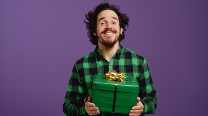 The Happy Man with Gift