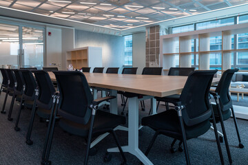 Business meeting room or Board room interiors.	
