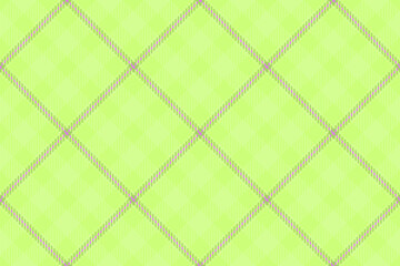 Background check tartan of vector pattern textile with a plaid seamless fabric texture.
