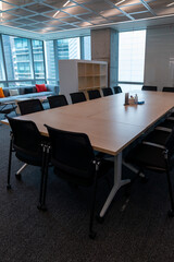 Business meeting room or Board room interiors.	