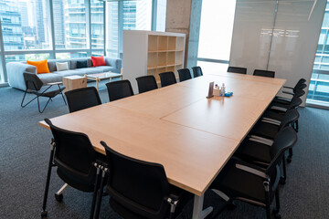 Business meeting room or Board room interiors.	
