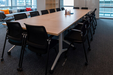 Business meeting room or Board room interiors.	