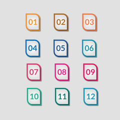 icons for web and mobile applications set