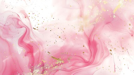 Fototapeta premium solid white background with pink swirl