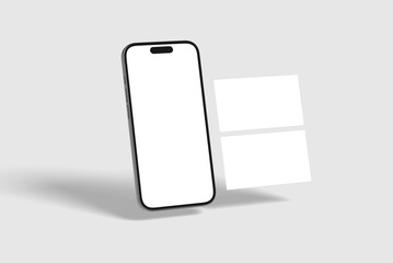 Mockup Cards And Smart Phones